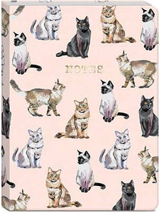 Molly & Rex Soft Cover Journal -Cat Pattern