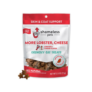 More Lobster, Cheese Crunchy Cat Treats- Skin & Coat Support
